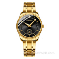 Hot 069 CHENXI All Gold Couple Watch Fashion Simple And Beautiful Calendar Quartz Watch